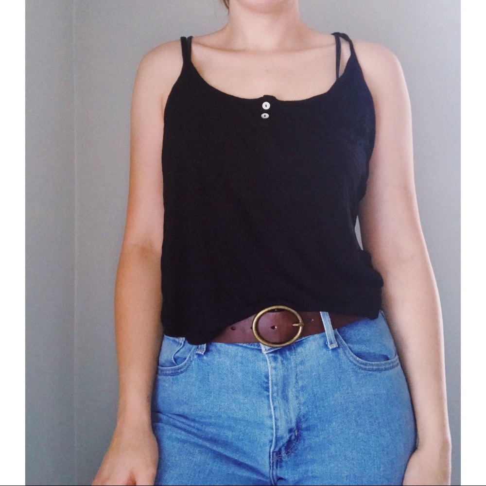 PacSun / Black Halter Tank Top
